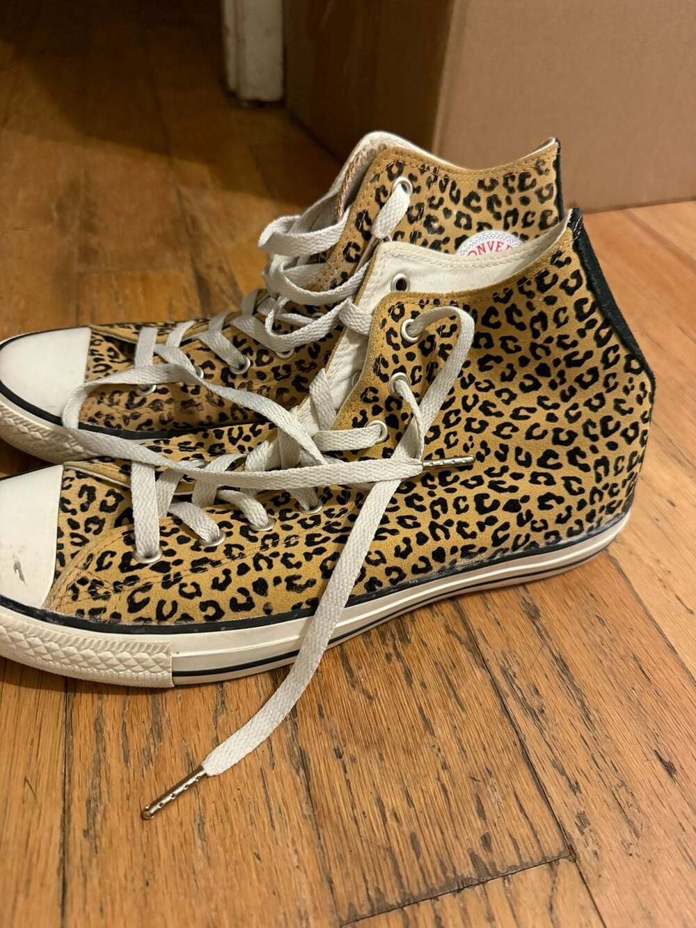 Converse Chuck Taylor All Star High Top Leopard Print Sneakers